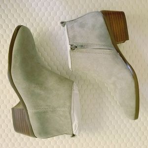 J Crew Grey Suede Sawyer Boots
